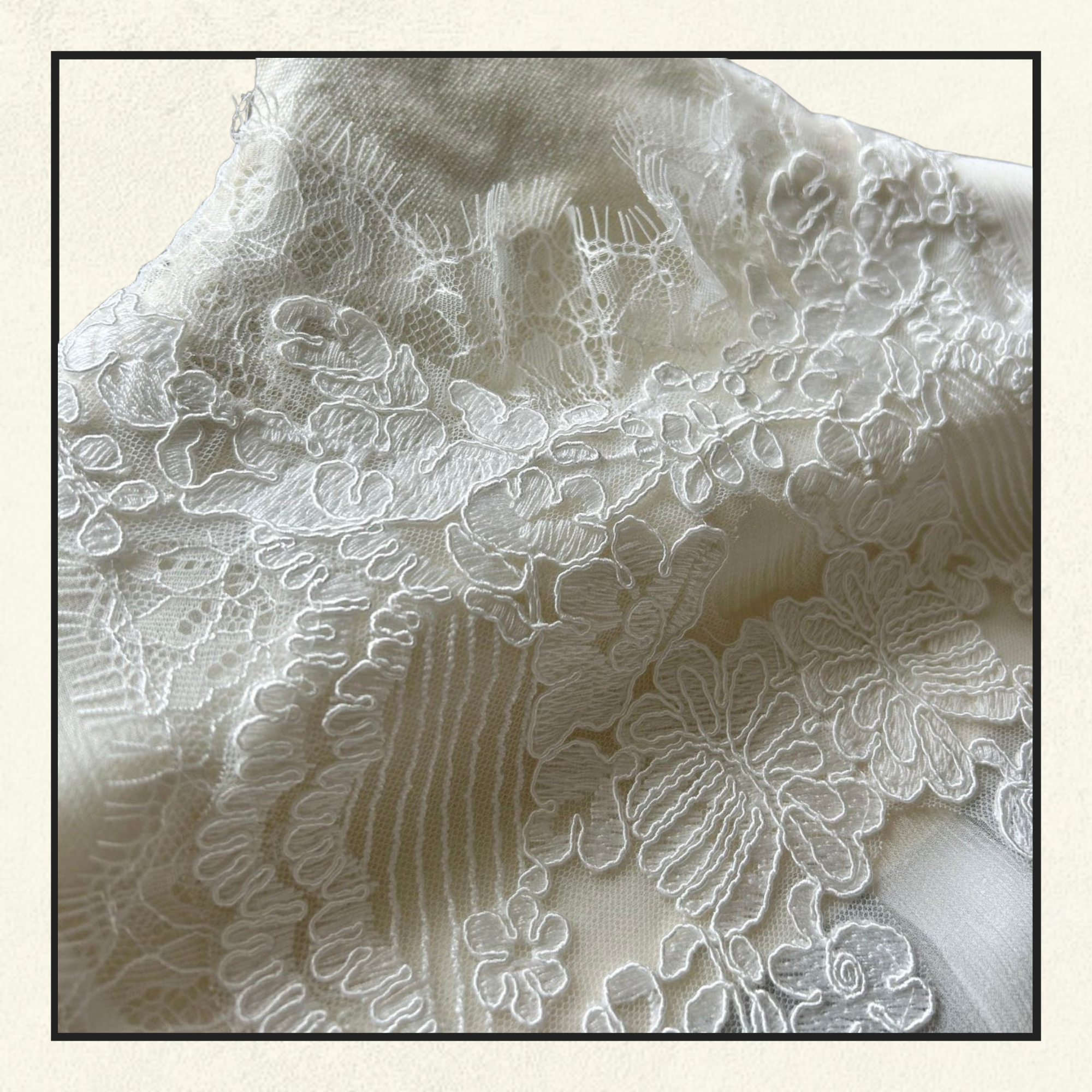 LACE EMBROIDERED DETAILS BLOUSE