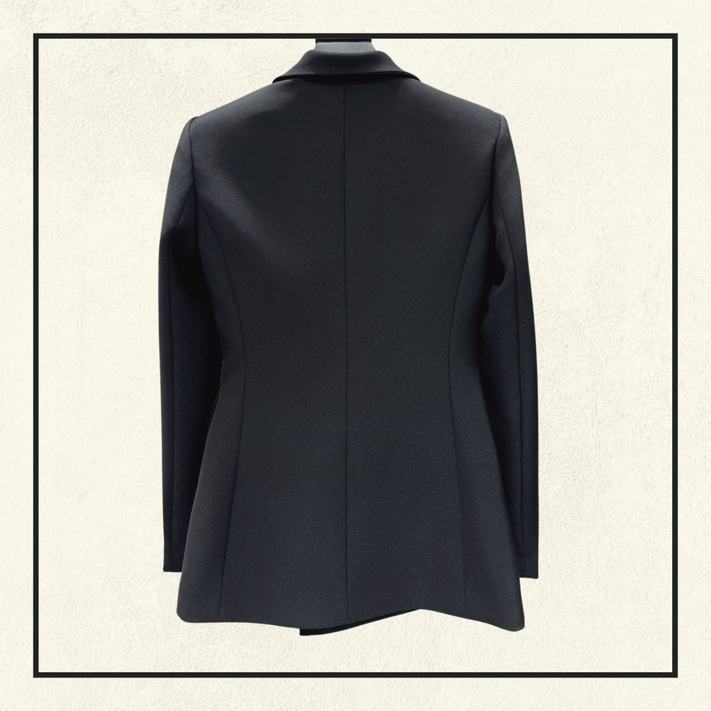 WRAP COLLAR BLAZER