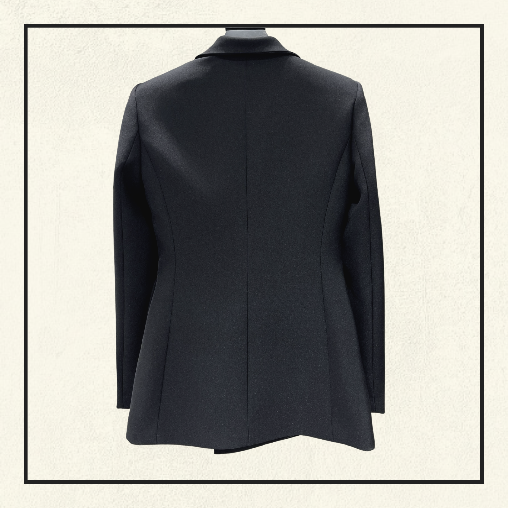 WRAP COLLAR BLAZER