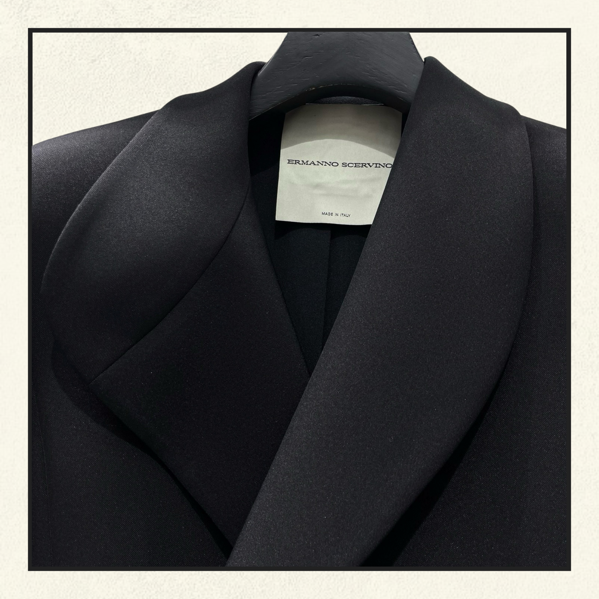 WRAP COLLAR BLAZER
