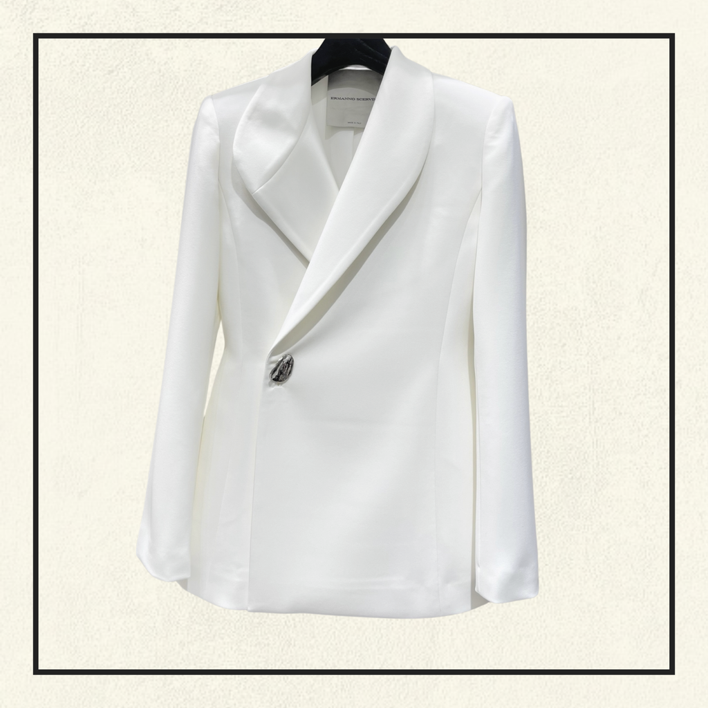 WRAP COLLAR BLAZER