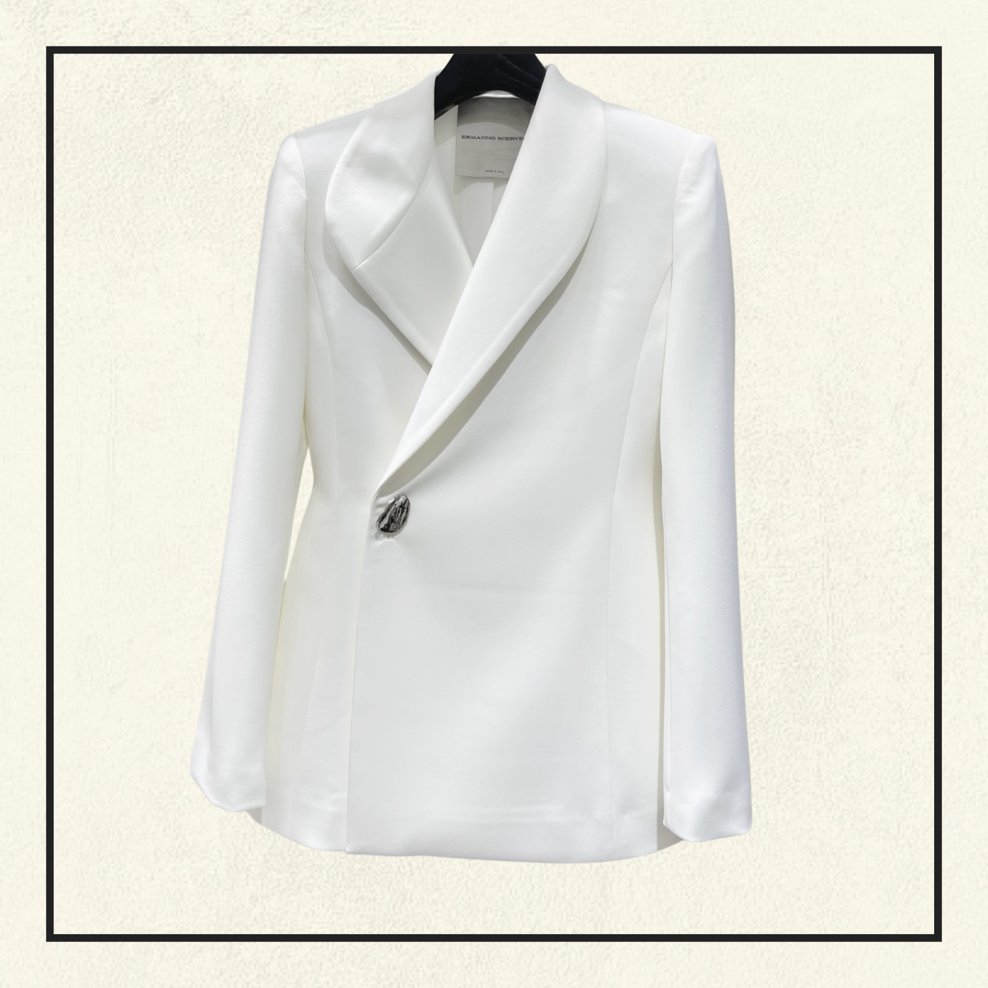 WRAP COLLAR BLAZER