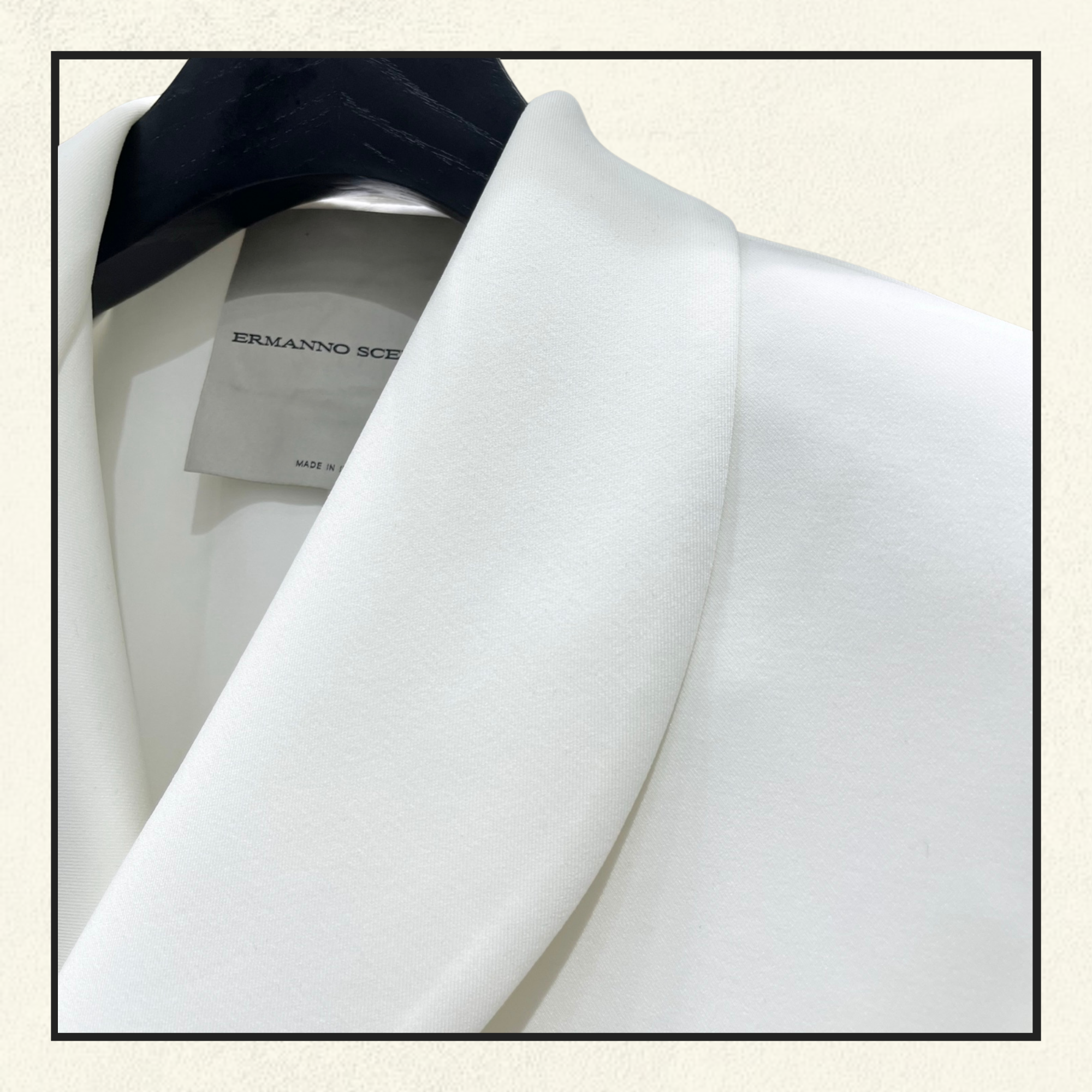 WRAP COLLAR BLAZER