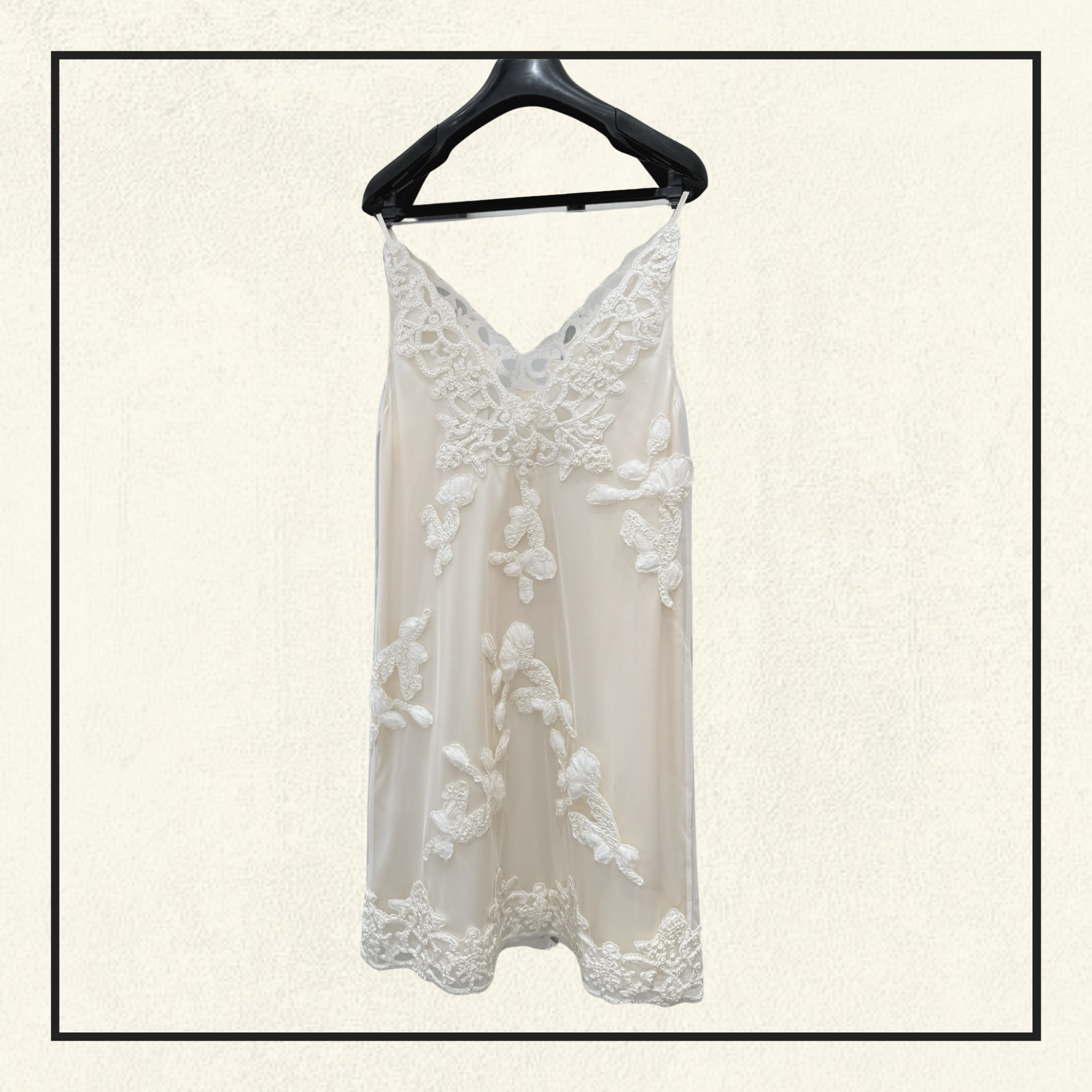 SILK CREPONNE MINI DRESS