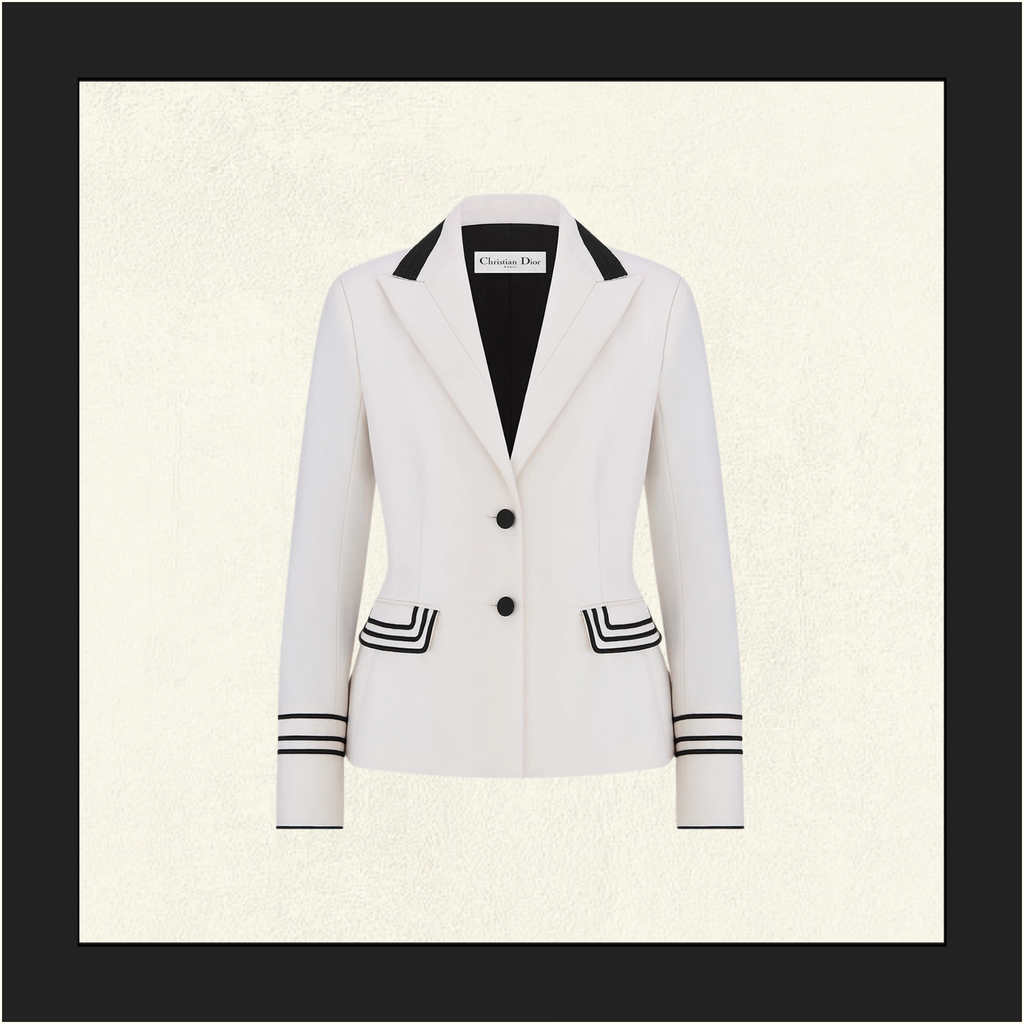 WOOL & MOHAIR FITTED JACKET