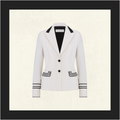 WOOL & MOHAIR FITTED JACKET