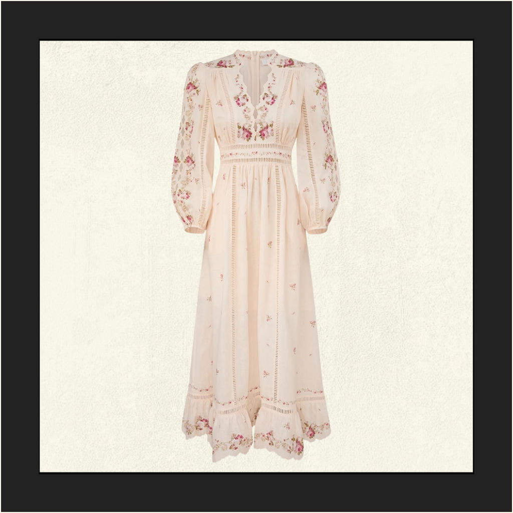 PATIENCE PLUNGE MIDI DRESS