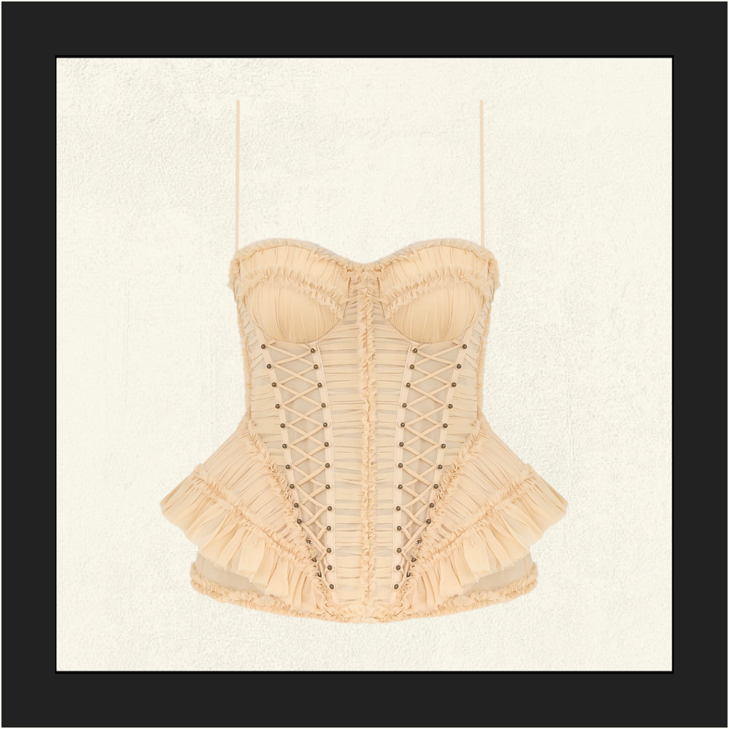 REBELLION FRAYED CORSET