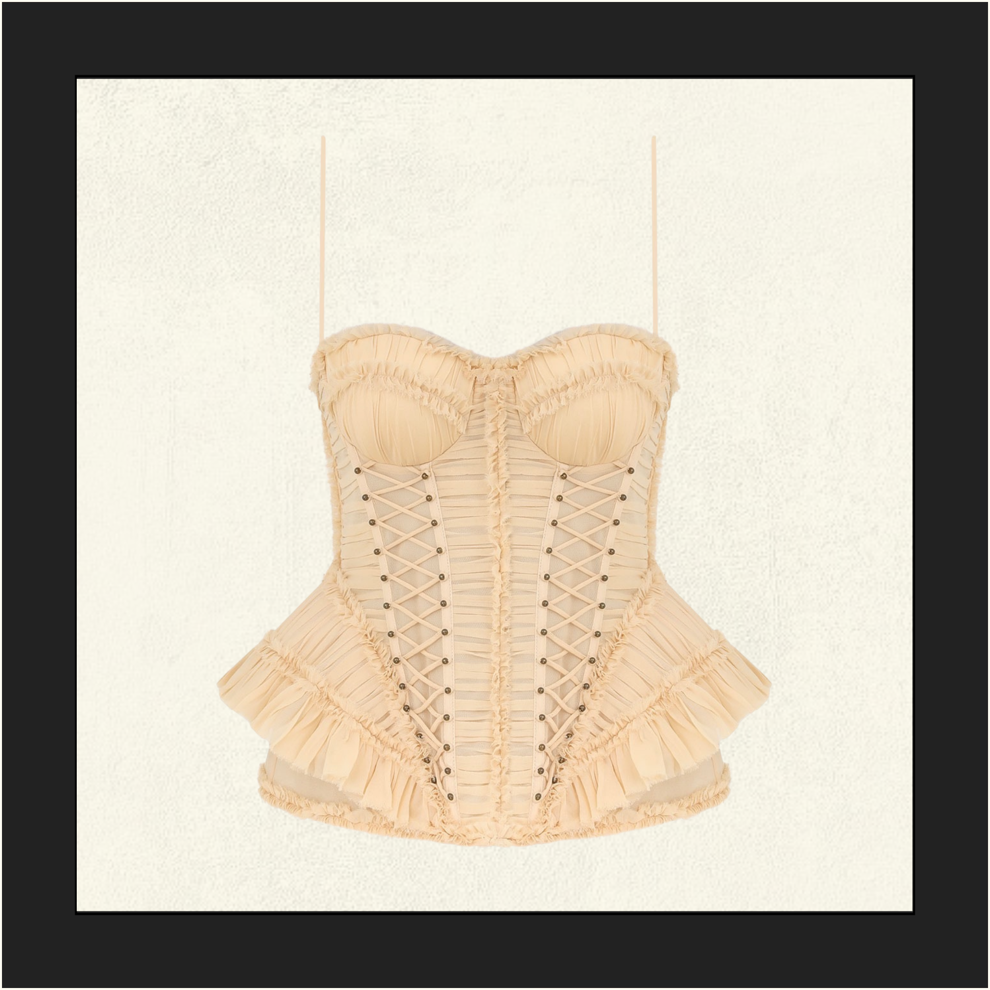 REBELLION FRAYED CORSET