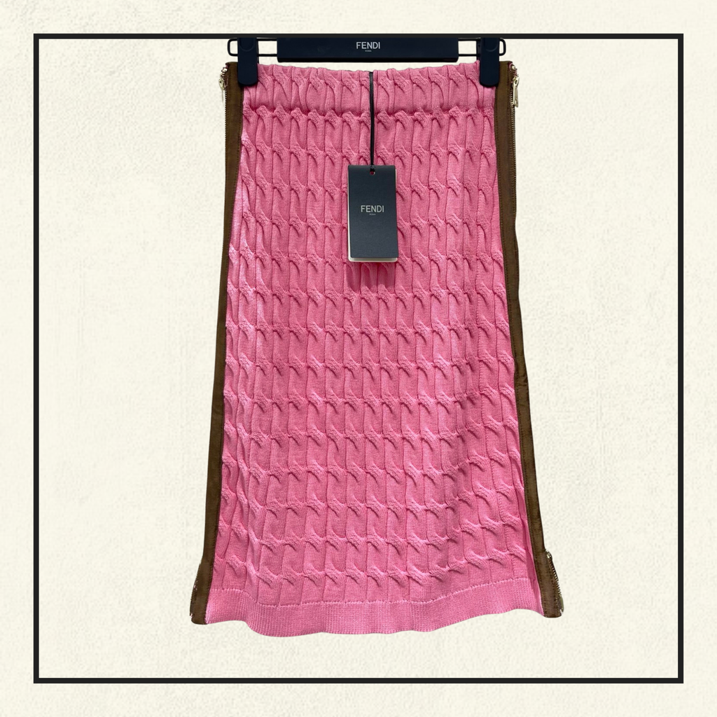 CABLE KNIT CARDIGAN & PENCIL SKIRT