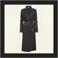 JACQUARD SILK DRESS WITH BELT