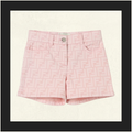 MONOGRAM DENIM SHORT