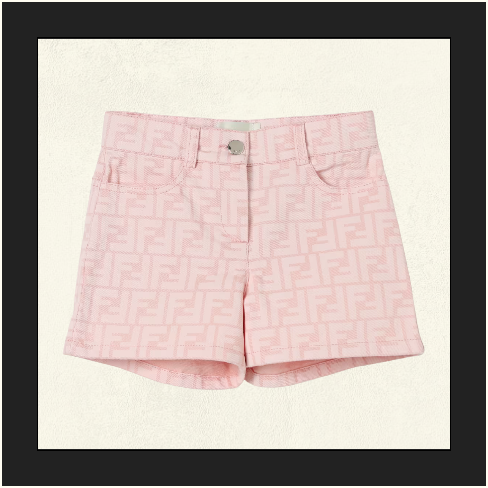 MONOGRAM DENIM SHORT