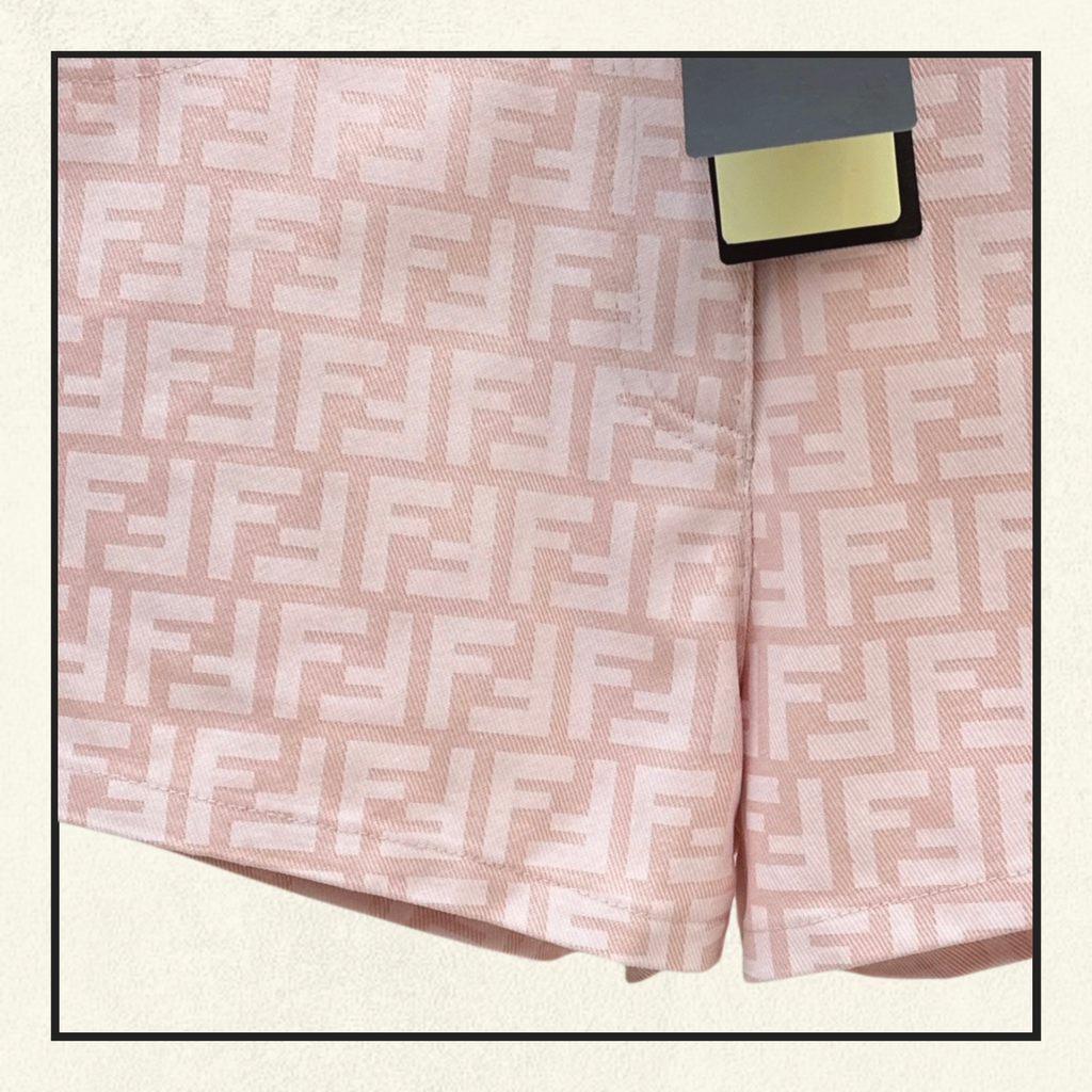 MONOGRAM DENIM SHORT