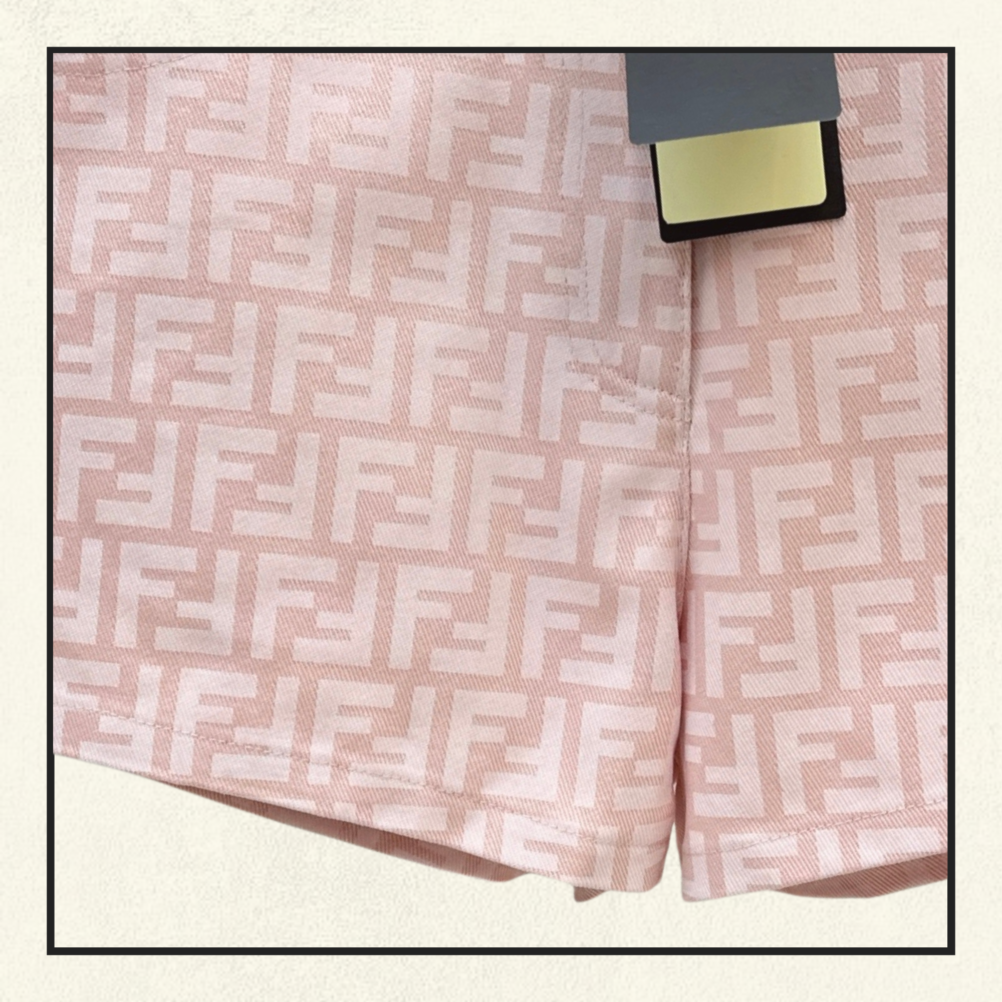 MONOGRAM DENIM SHORT