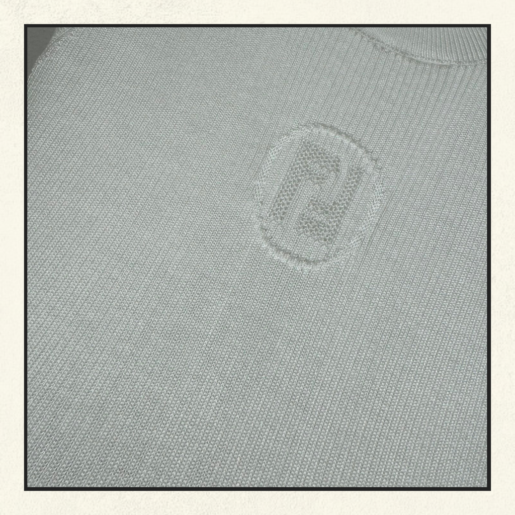 SILK BLEND TANK IN MAGLIA FF
