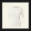SILK BLEND TOP IN MAGLIA FF