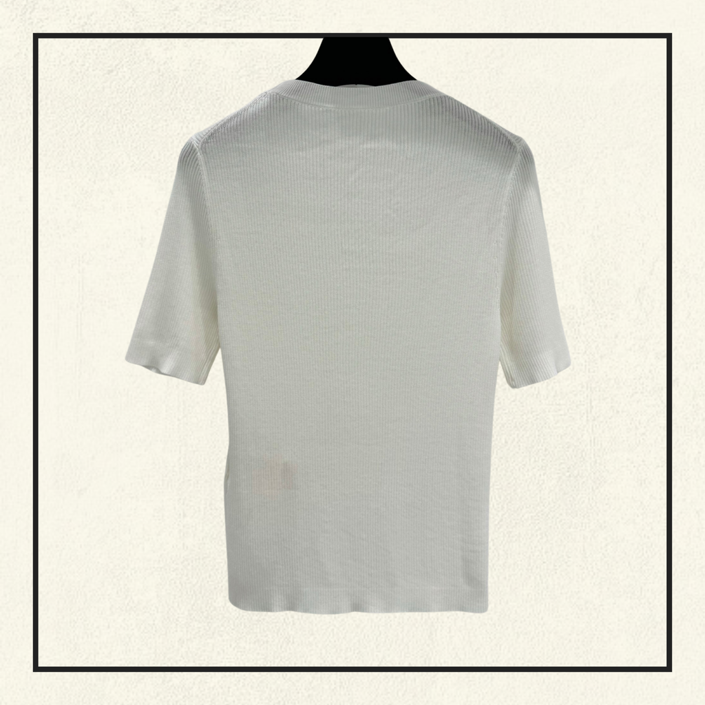 SILK BLEND TOP IN MAGLIA FF