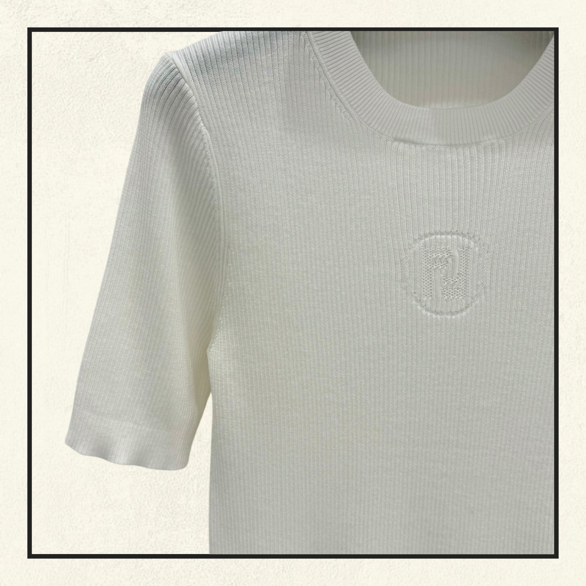 SILK BLEND TOP IN MAGLIA FF