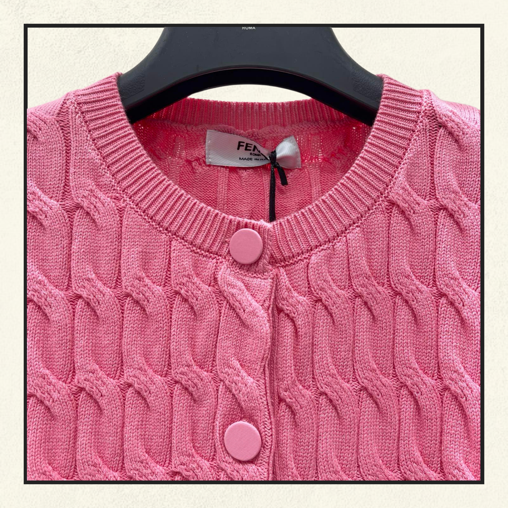 CABLE KNIT CARDIGAN & PENCIL SKIRT