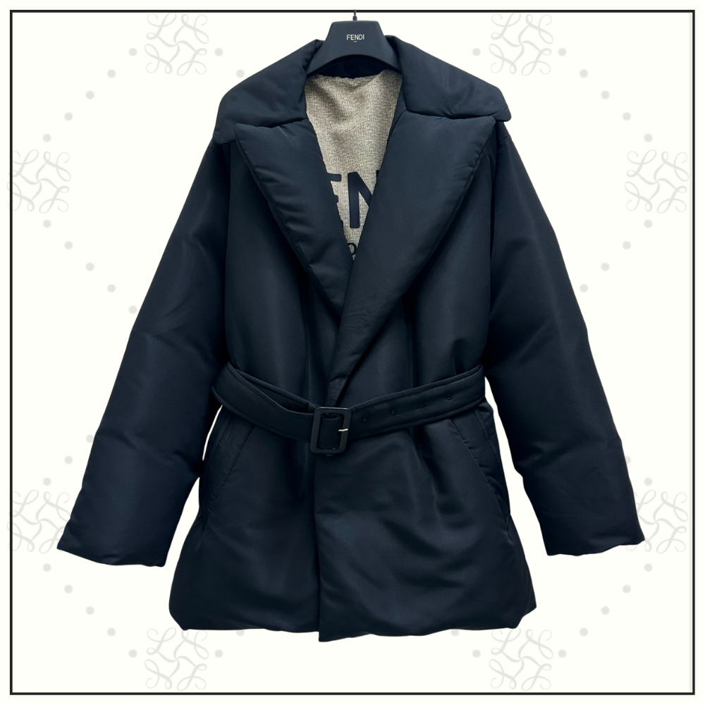 BELTED REVERSIBLE DOWN JACKET