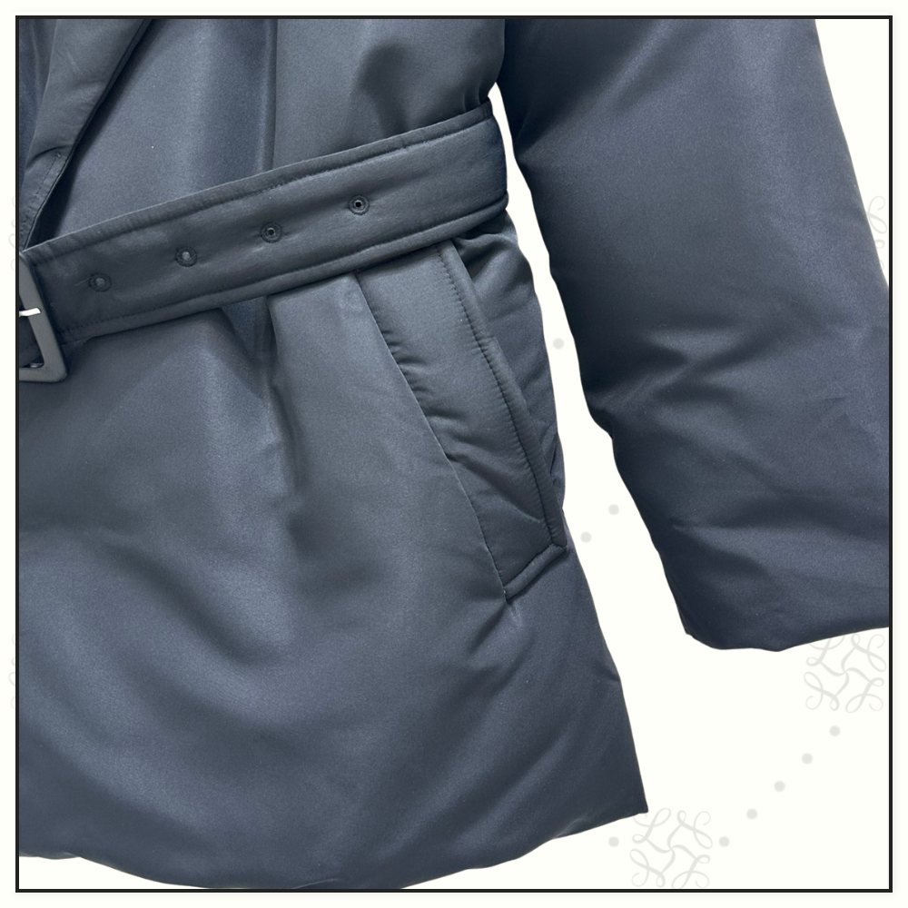 BELTED REVERSIBLE DOWN JACKET