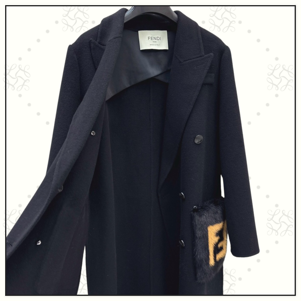 WOOL DOUBLE BREASTED COAT