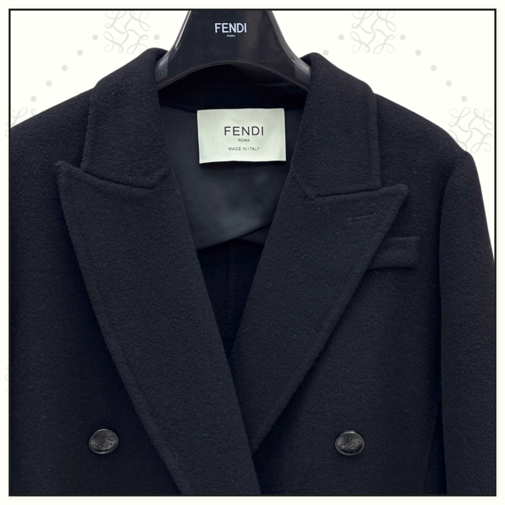 WOOL DOUBLE BREASTED COAT