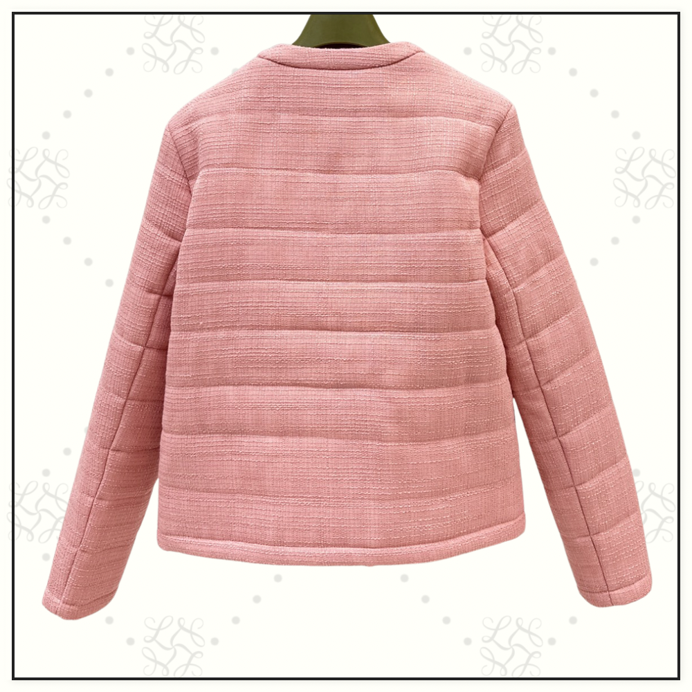 WOOL TWEED PADDED JACKET