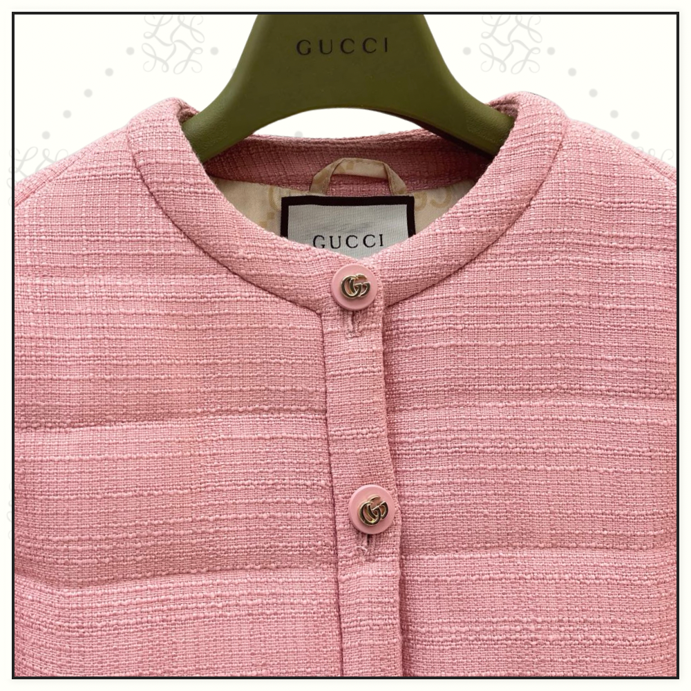 WOOL TWEED PADDED JACKET