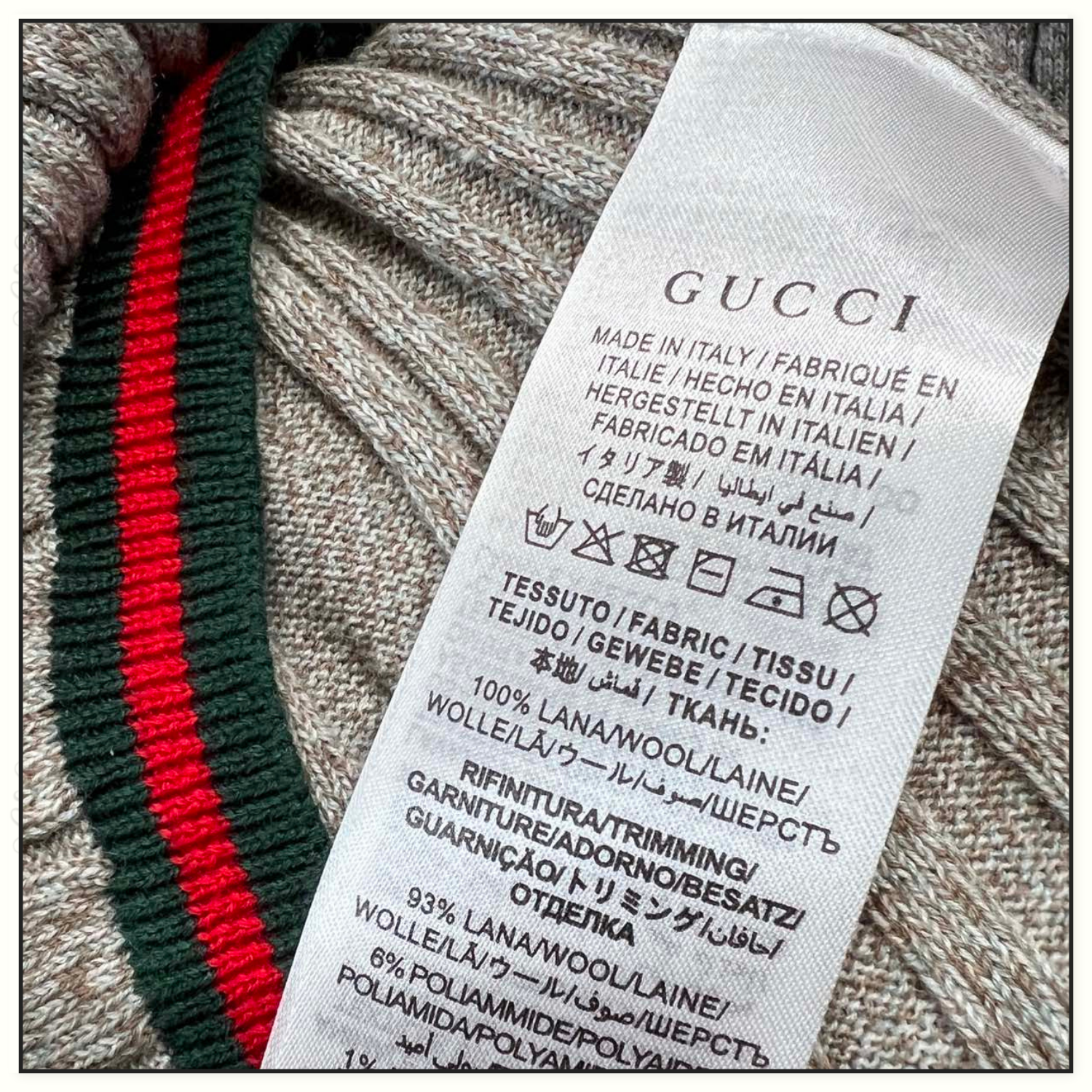 RIBBED TRIM CABLE KNIT TOP