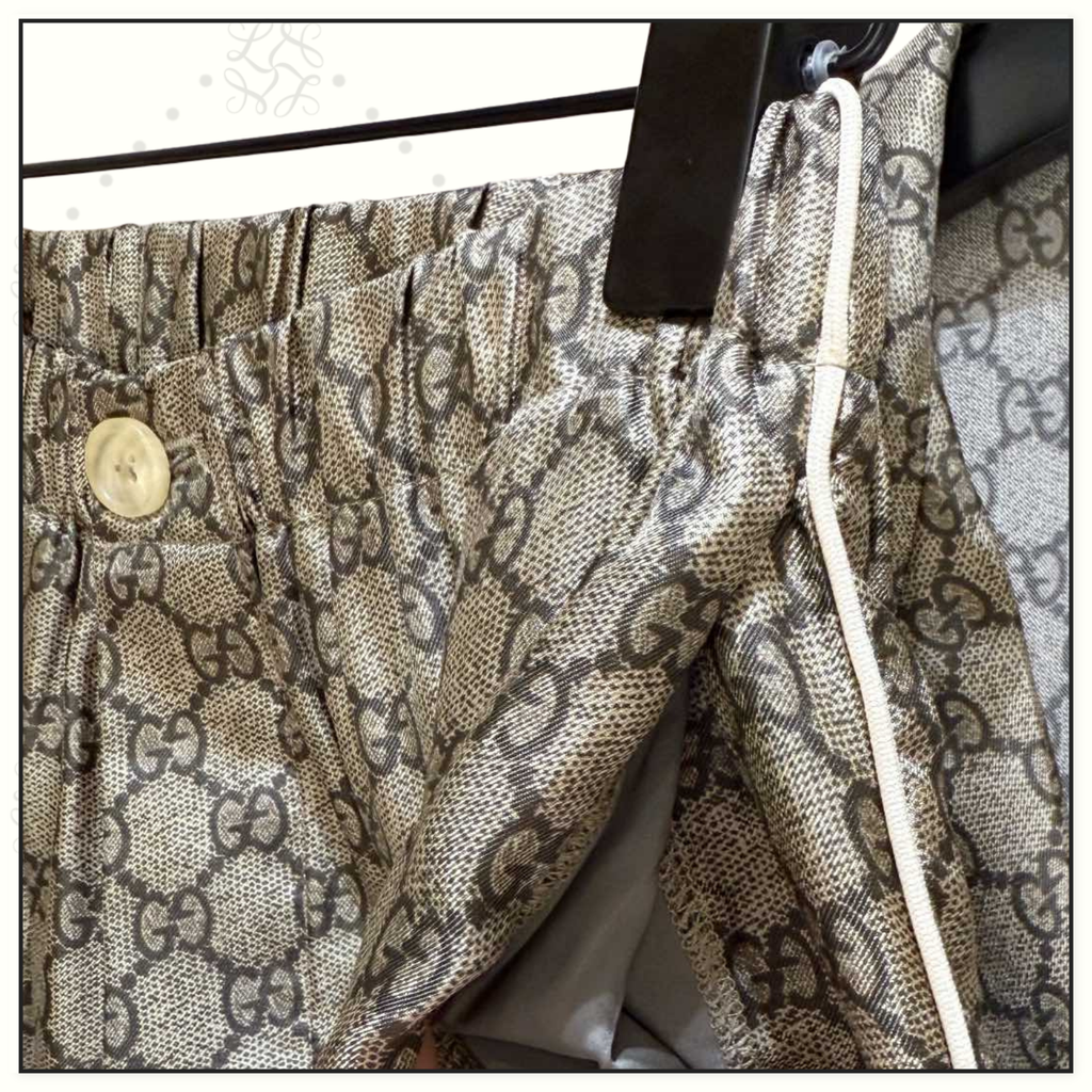 GG SILK PALLAZZO PAJAMAS