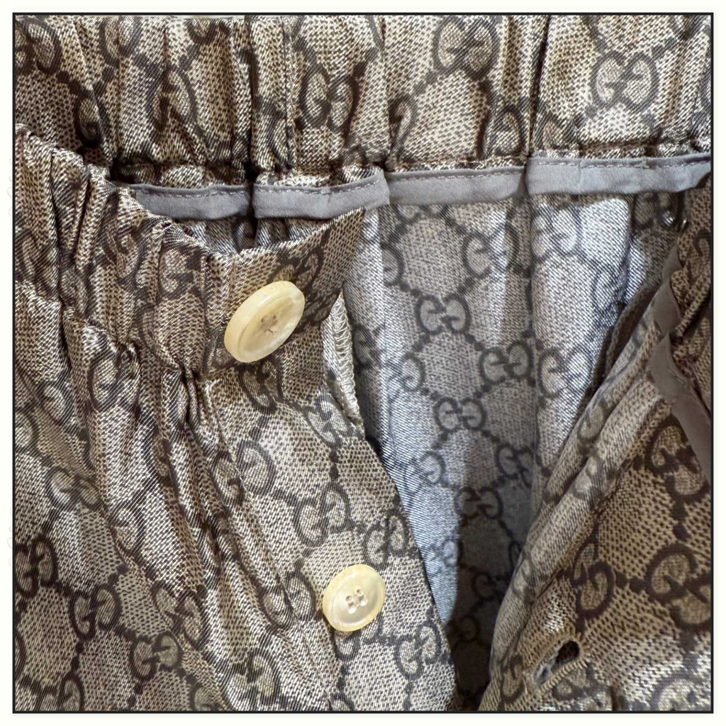 GG SILK PALLAZZO PAJAMAS