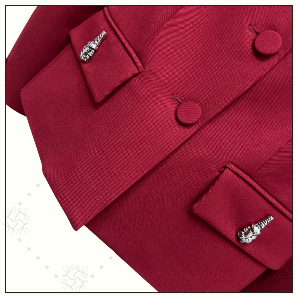 WOOL SILK JACKET & TROUSERS