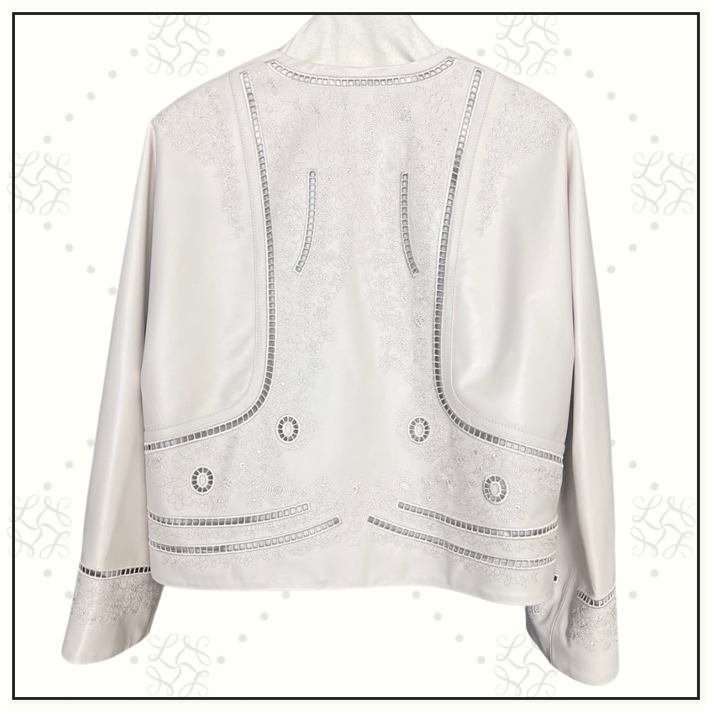 EMBROIDERED LAMBSKIN JACKET