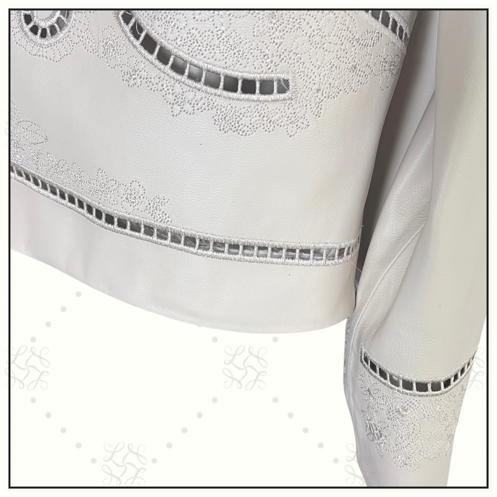 EMBROIDERED LAMBSKIN JACKET