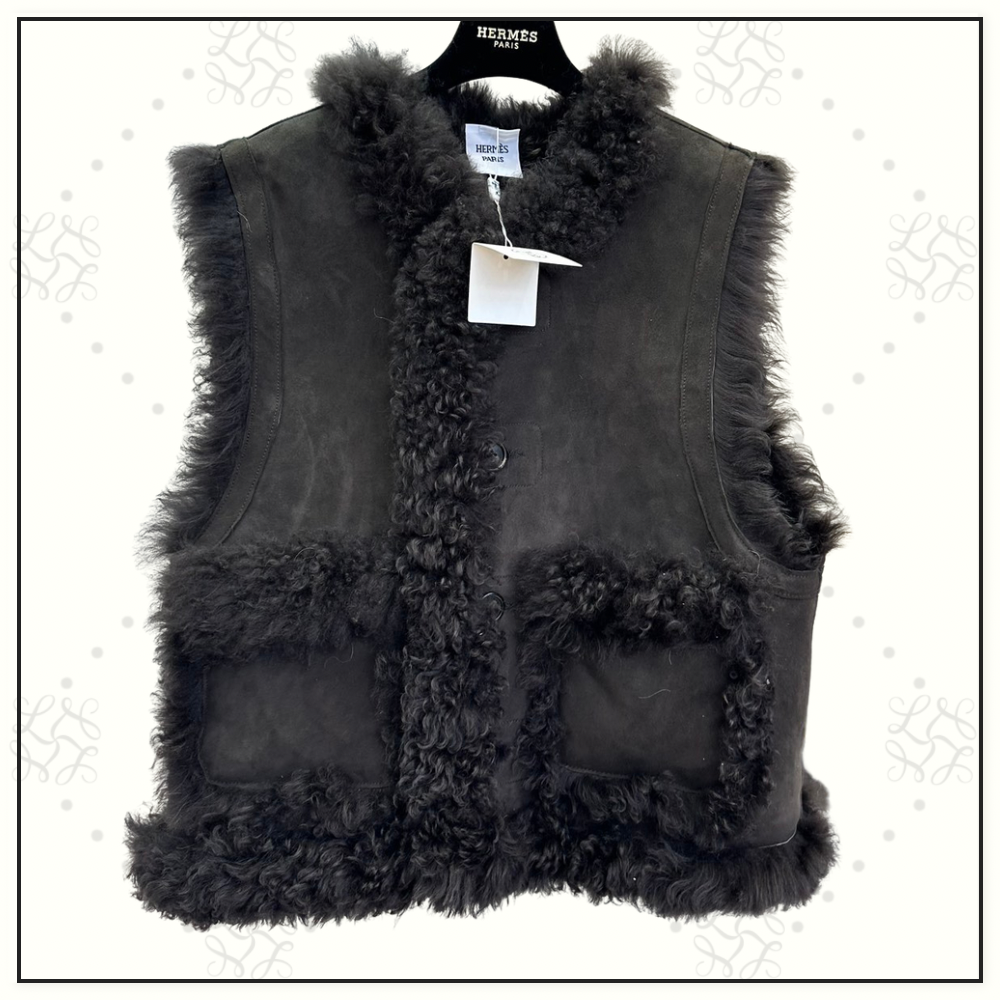 SHEARLING VEST