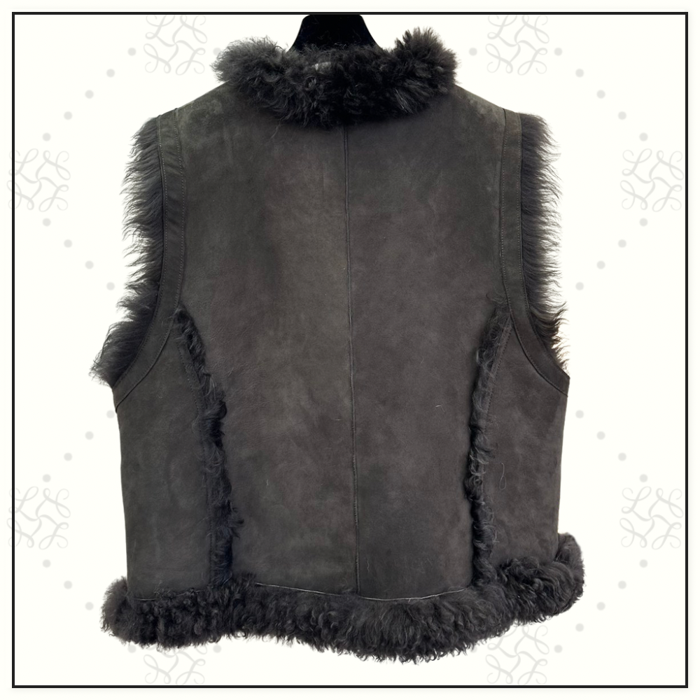 SHEARLING VEST