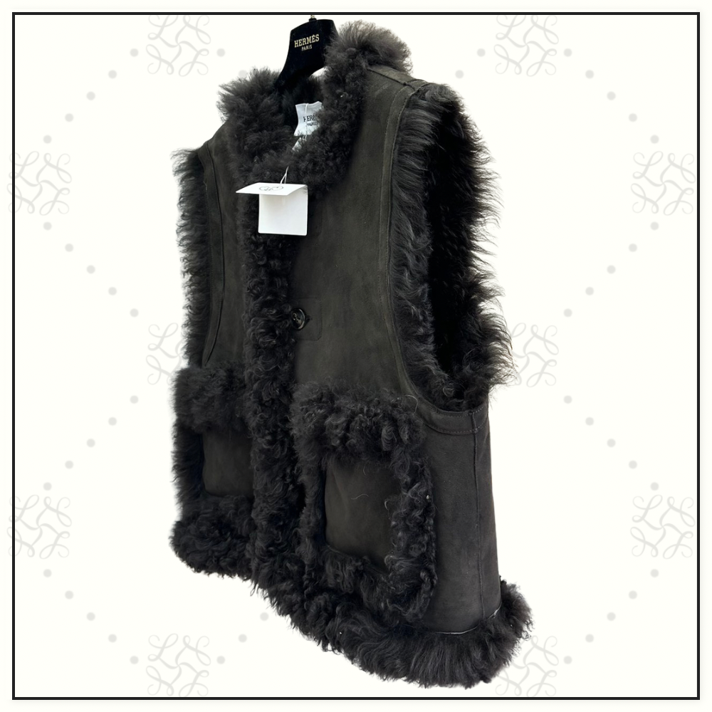 SHEARLING VEST