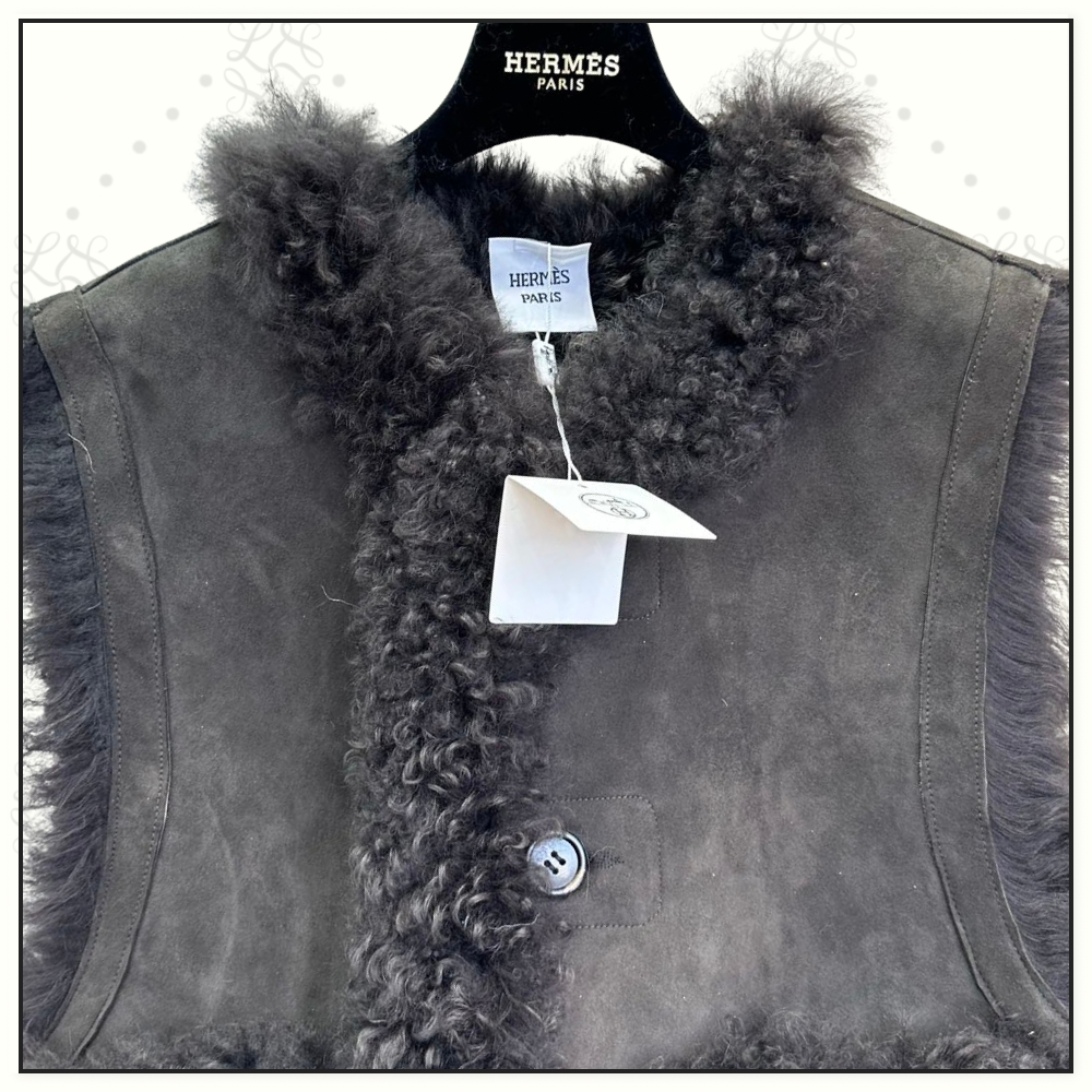SHEARLING VEST