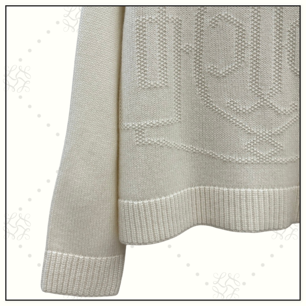 CASHMERE H LIFT SWEATER