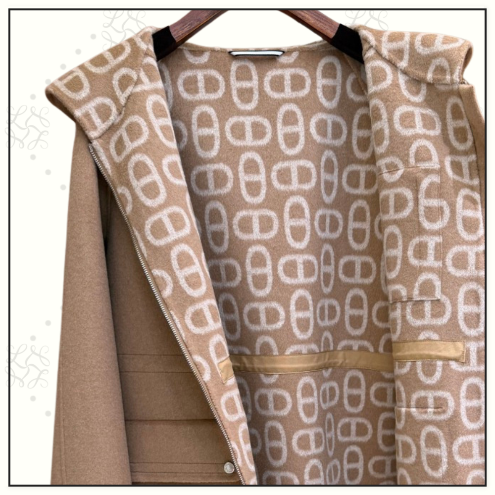 CASHMERE HOODED & WAISTED COAT