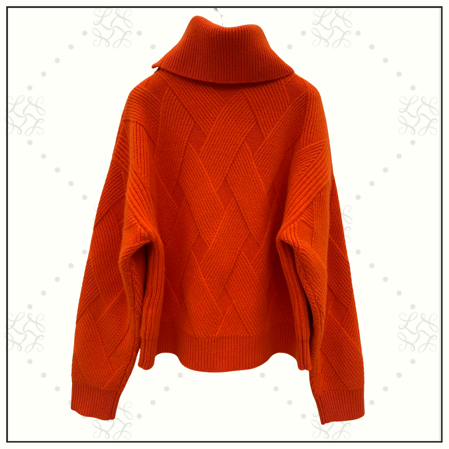 CASHMERE SWEATER WITH BRAIDING MOTIF