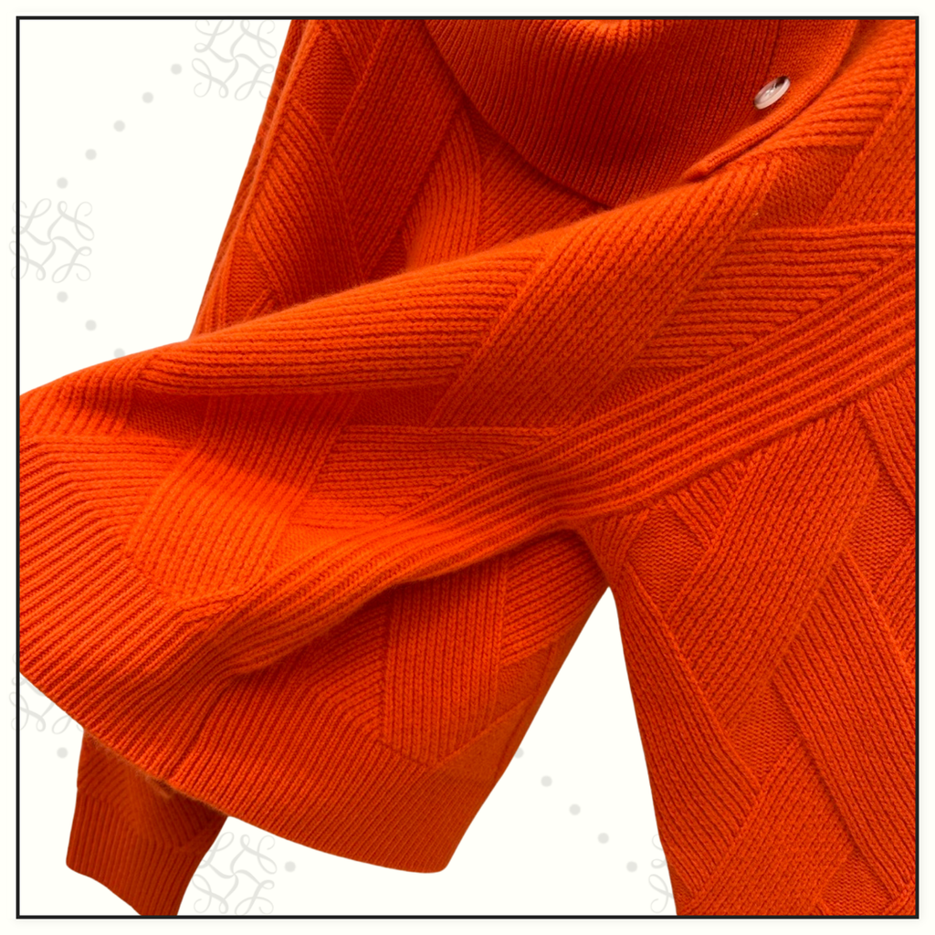 CASHMERE SWEATER WITH BRAIDING MOTIF