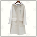 CASHMERE HOODED & WAISTED COAT