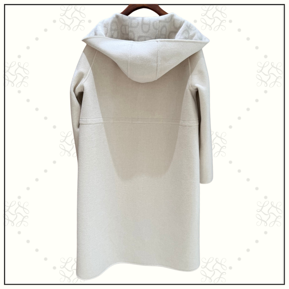 CASHMERE HOODED & WAISTED COAT