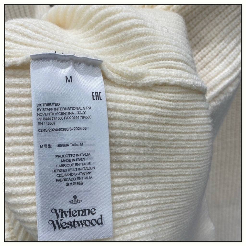 MILITARY PATCH KNIT SWEATER