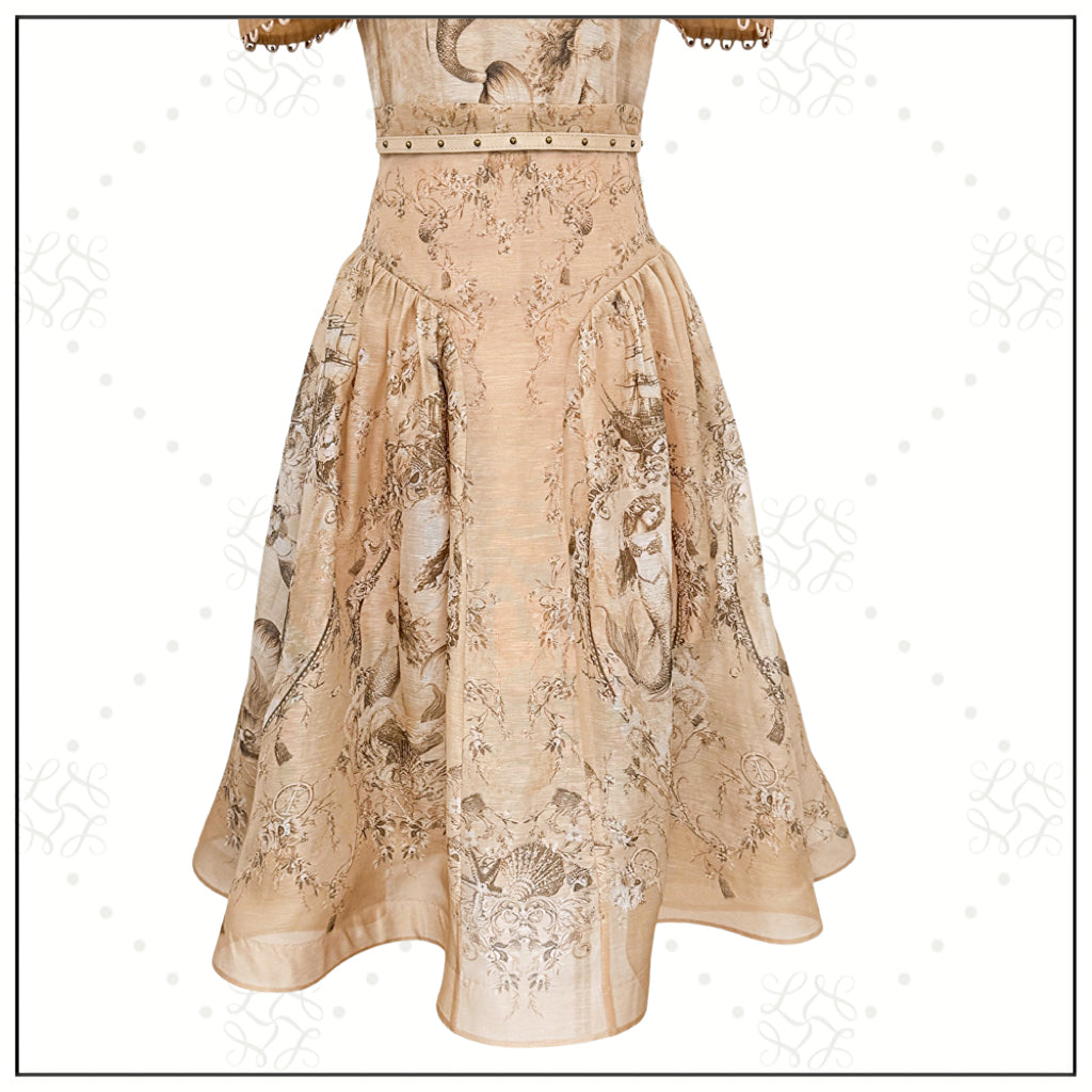 REBELLION BEADED TOP & SKIRT