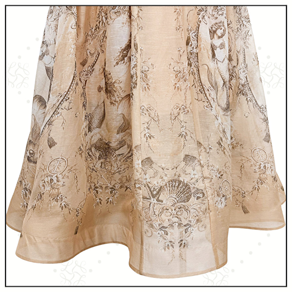 REBELLION BEADED TOP & SKIRT