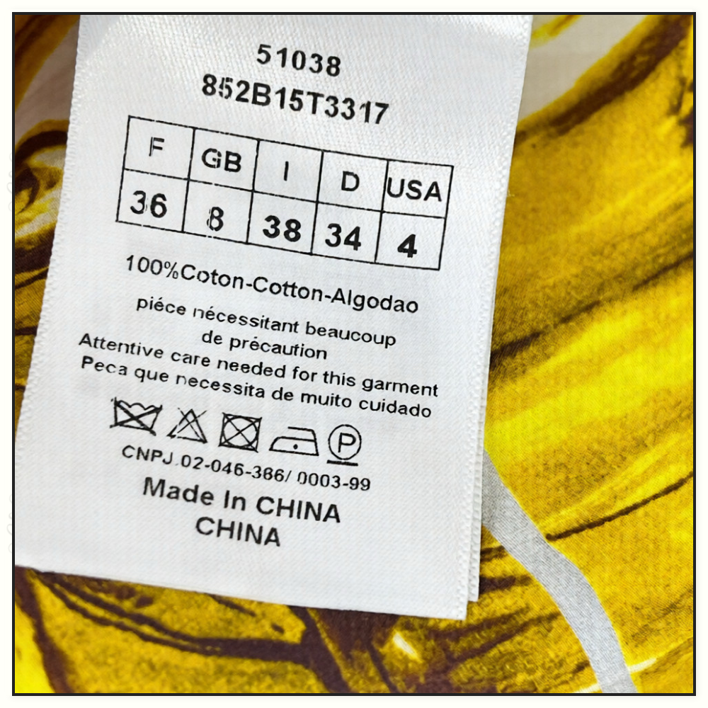 MAJOLICA COTTON POPLIN MIDI DRESS